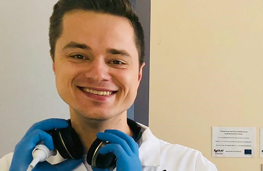 Zinātniskais asistents Kaspars Megnis. Foto no privātā arhīva