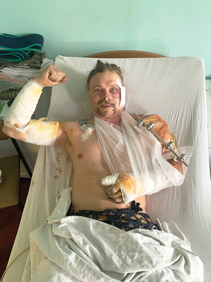 Slimnīcā pēc ievainojumu gūšanas