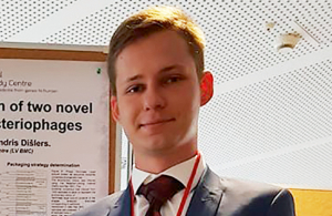 Centra laborants Ņikita Zrelovs. Foto no privātā arhīva