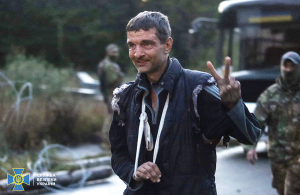 Mihailo Dianovs pēc atbrīvošanas no gūsta 22. septembrī. Foto no personīgā arhīva