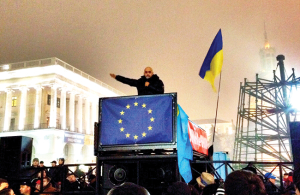 Mustafa Naijems Eiromaidana laikā 2013. gadā. Foto no personīgā arhīva