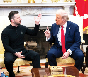 Tikšanās ar Donaldu Trampu Baltajā namā 28. februārī.