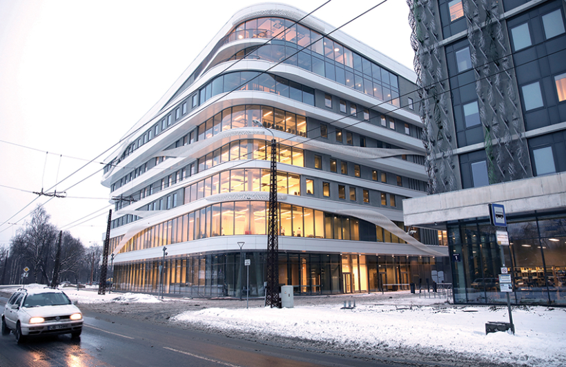 LU Zinātņu māja — 36 miljoni eiro. Foto — LETA