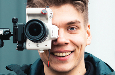 Edgars Feščenko (22), videosatura veidotājs