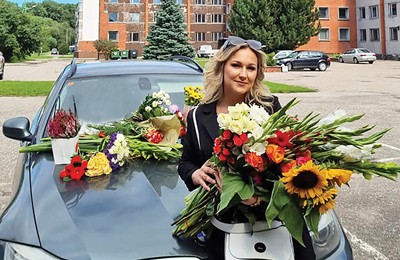 Skolotāja Ilze Elizabete Romančenko šogad 1. septembrī