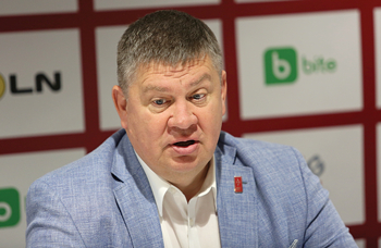LG valdes priekšsēdētājs Aigars Kalvītis: «Manā rīcībā nav informācijas, ka mūsu akcionāriem būtu kādas sarunas ar potenciāliem pircējiem.» Foto — LETA