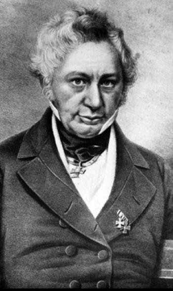 Johans Kristofs Vērmanis (1784—1843). Foto no 19. gadsimta periodikas