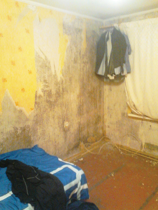 Zigurdam piešķirtais dzīvoklis pirms remonta. Foto no personīgā arhīva
