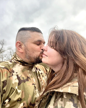 Ar vīru Oleksandru. Foto no personīgā arhīva