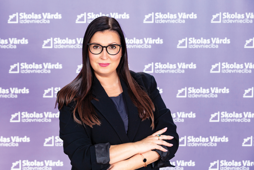 Izdevniecības Skolas vārds īpašniece Violeta Brenčeva veido radošo, darošo un varošo skolotāju kopienu, kas gatavi mesties jaunos izaicinājumos un kļūt par grāmatu autoriem. Foto no uzņēmuma arhīva