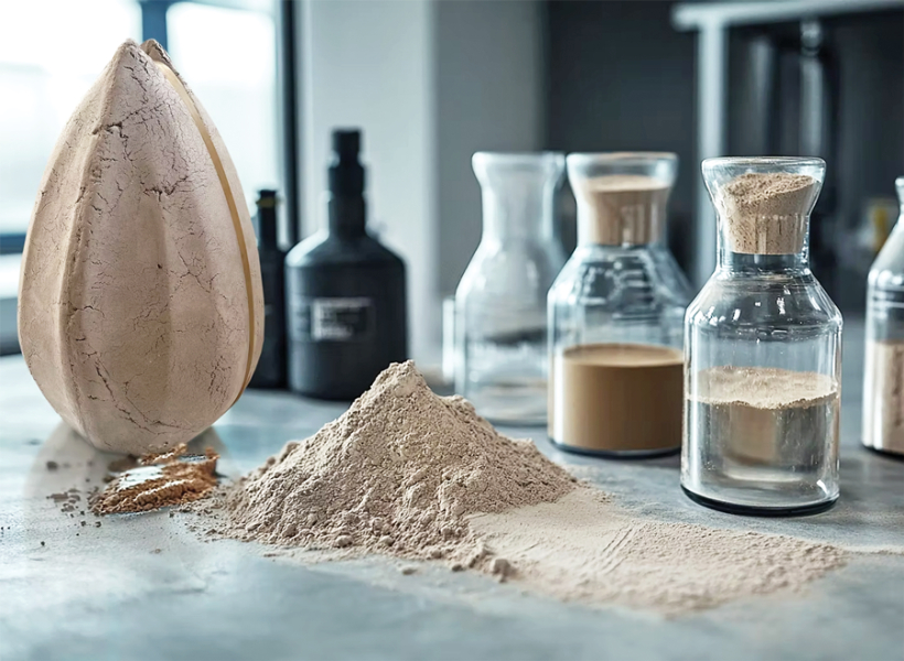 Unikālā kompozītmateriāla izstrāde tika uzticēta LU Ģeogrāfijas un zemes zinātņu fakultātes pētniekiem, kuri gadu pētīja materiāla biodegradāciju un tā ietekmi uz augsni un vidi. Foto no uzņēmuma arhīva