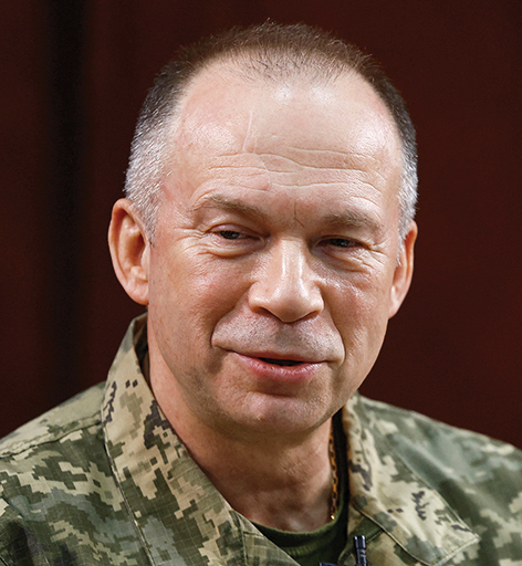 Bruņoto spēku virspavēlnieks Oleksandrs Sirskis