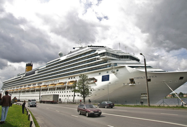 Attēlā: kruīza kuģis “Costa Pacifica”