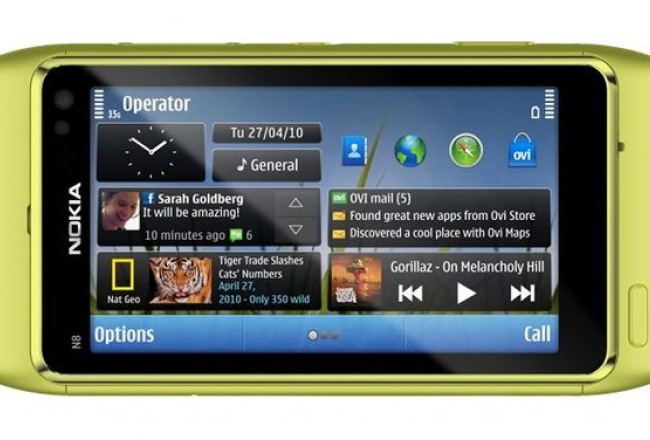 Nokia N8, pēdējais Symbian telefons. foto: Nokia Press