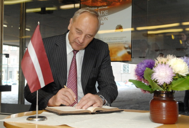 Valsts prezidents Andris Bērziņš. Foto: Gints Ivuškāns, F64
