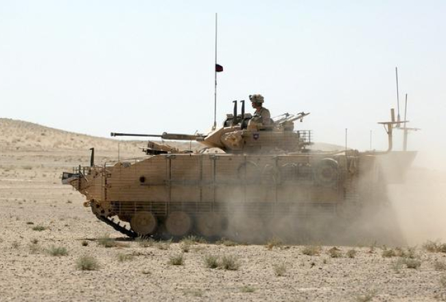 NATO spēku tanks Afganistānā. Foto: EPA/LETA