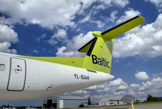 "airBaltic" foto.
