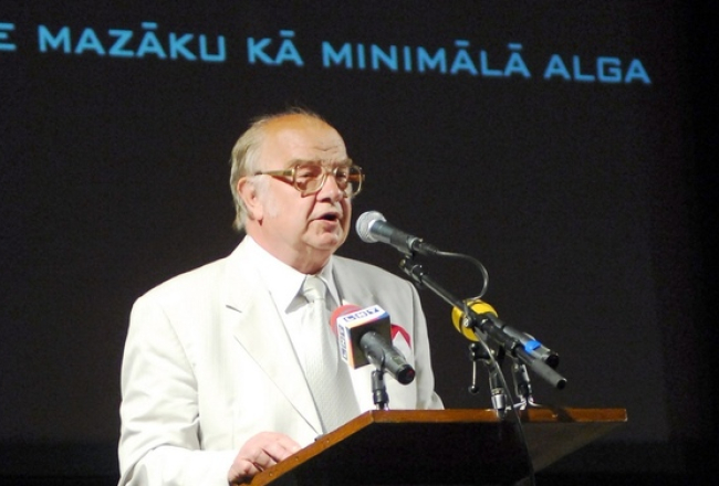 Ilmārs Ančāns apvienības ''Atbildība'' dibināšanas kongresā. Autors: Gints Ivuškāns, F64