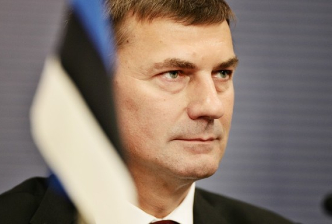 Igaunijas premjers Andruss Ansips. Foto: Andrejs Strokins, F64