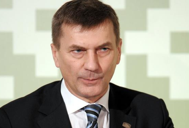 Igaunijas premjerministrs Andruss Ansips. Foto: Ieva Čīka, LETA