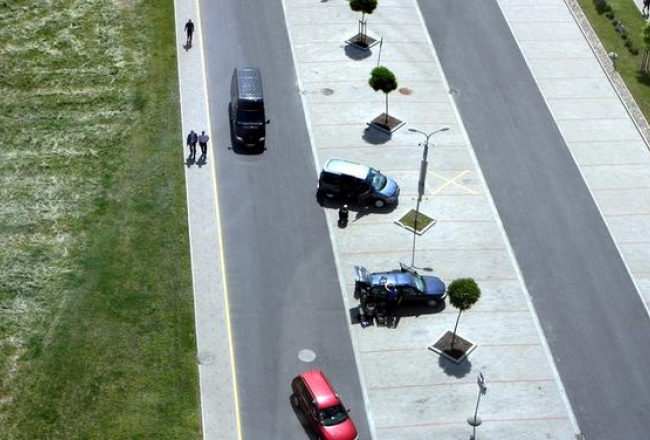 Autostāvvieta Rīgā. Foto: Edijs Pālens, LETA