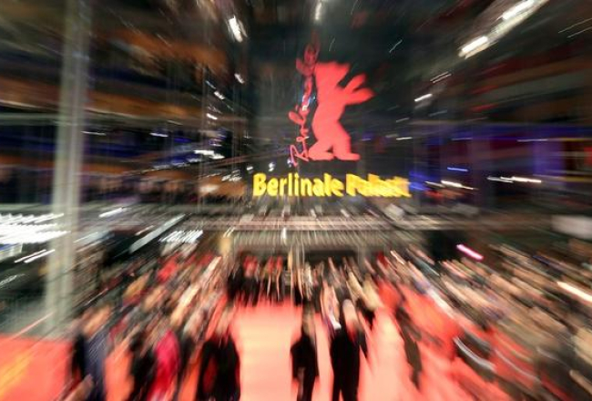Berlīnes kinofestivālā. Foto: EPA/LETA