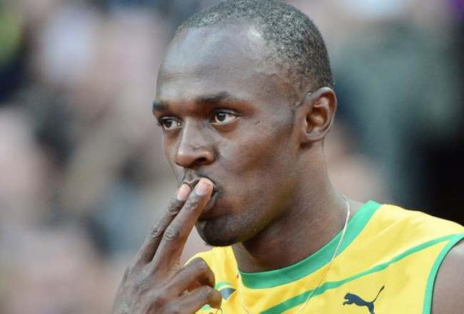 Jamaikas skrējējs Useins Bolts. Foto: AFP/LETA