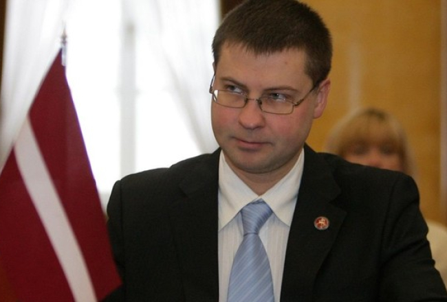 Valdis Dombrovskis. Foto: AFP/LETA