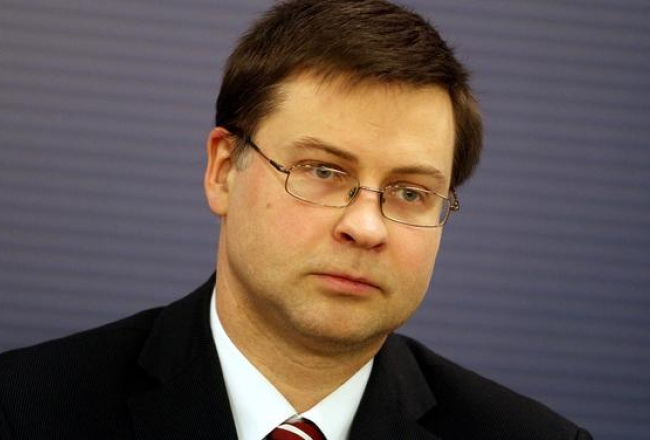 Valdības vadītājs Valdis Dombrovskis. Foto: Kaspars Krafts, F64