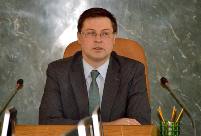 Valdības vadītājs Valdis Dombrovskis. Foto: Inga Nestere, F64