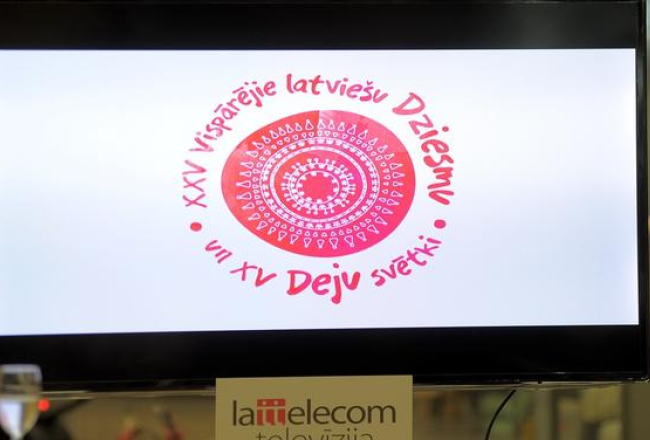 Dziesmusvētku logo. Foto: LETA