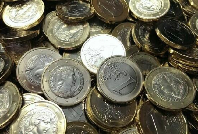 Jaunās Latvijas eiro monētas. Foto: Latvijas Banka