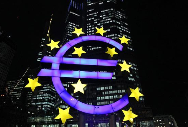 Eiro logo. Foto: AFP/LETA