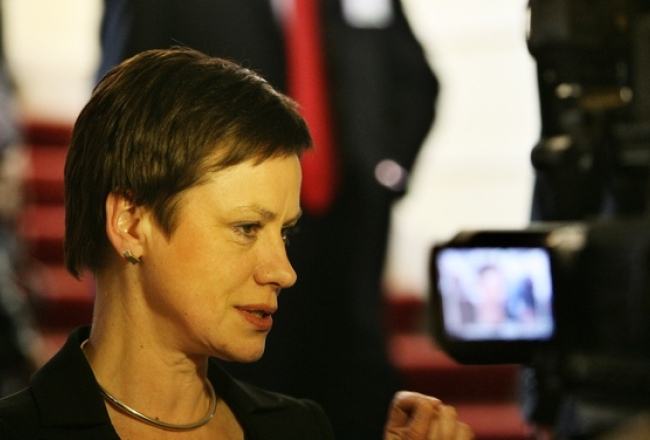 Kultūras ministre Sarmīte Ēlerts. Foto: Andrejs Strokins, F64