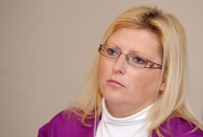 Žurnāliste Iveta Elksne. Foto: Edijs Pālens, LETA