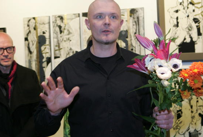 Mākslinieks Roberts Koļcovs. Foto Raitis Plauks, F64