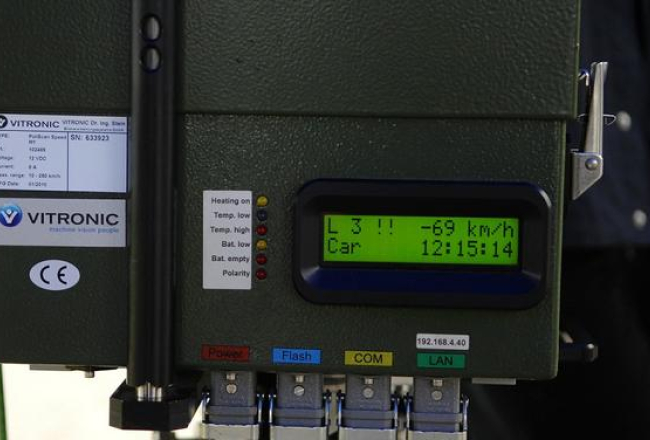 "Vitronic" fotoradars. Foto: Gints Ivuškāns, F64