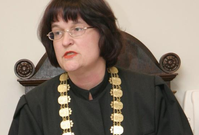 Tiesnese Velga Gailīte. Foto: Agnese Gulbe, LETA