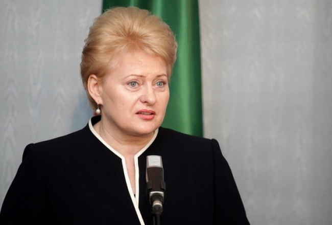 Lietuvas prezidente Daļa Grībauskaite. Foto: LETA/AFP