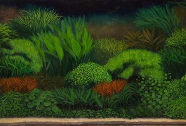 Ilzes Orinskas gleznas "Akvārijs" reprodukcija