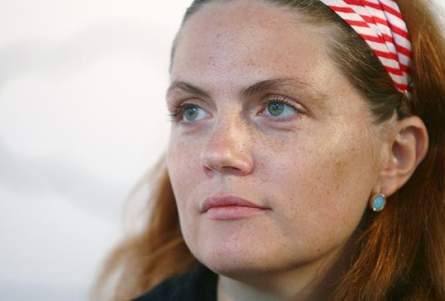 Dzejniece Inga Gaile. Foto: Dmitrijs Suļžics, F64