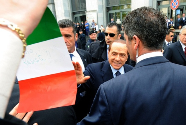 Itālijas premjerministrs Silvio Berluskoni. Foto: AFP/LETA
