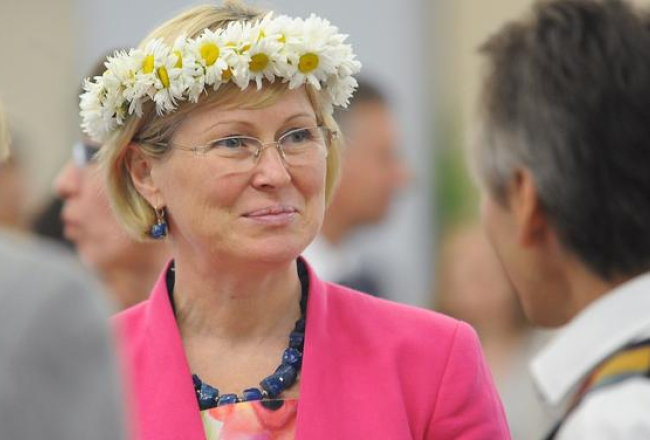 Kultūras ministre Žaneta Jaunzeme-Grende. Foto: Evija Trifanova, LETA