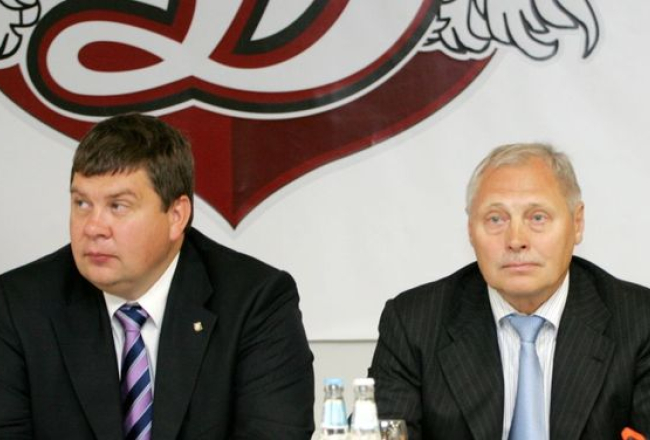 Aigars Kalvītis (no kreisās), Juris Savickis. Autors - Kristaps Kuhaļskis, F64