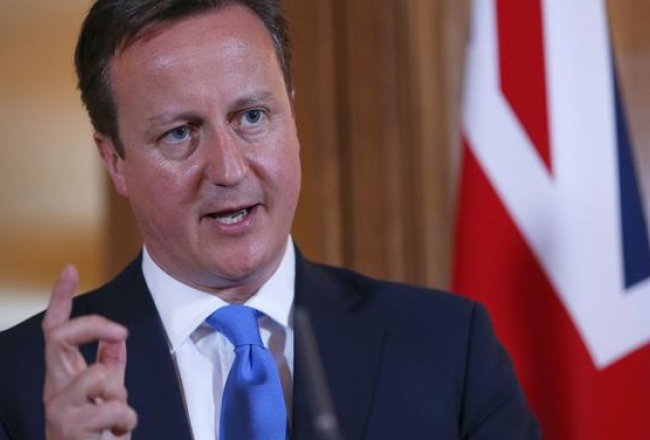 Lielbritānijas premjerministrs Deivids Kamerons. Foto: AFP/LETA