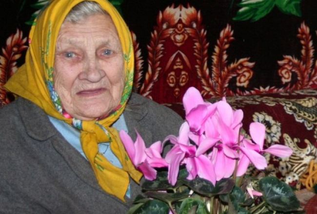 112 gadus vecā Ksenija Mitušova. Avots: Naujenes pagasta padome