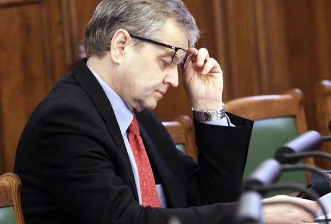 Ilmārs Latkovskis Saeimas sēdē. Foto: Māris Dedziņš, F64