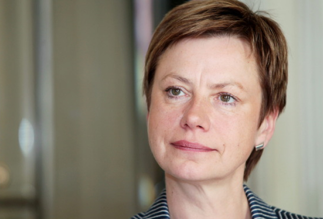 Kultūras ministre Sarmīte Ēlerte. Foto: Nora Krevneva, F64