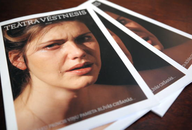 Atjaunotais žurnāls "Teātra vēstnesis". Foto Ieva Lūka, LETA