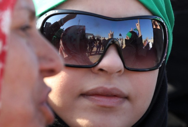 Lībiešu meitene. Foto: Mohamed Messara, EPA/LETA